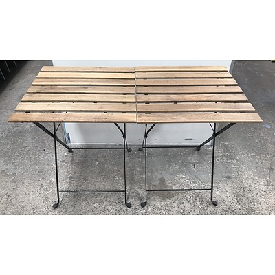 Outdoor Tables -Lot Of Two