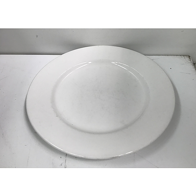 Long Fine Classic Ware Vitrified Crockery Dinner Plates -Lot Of 150