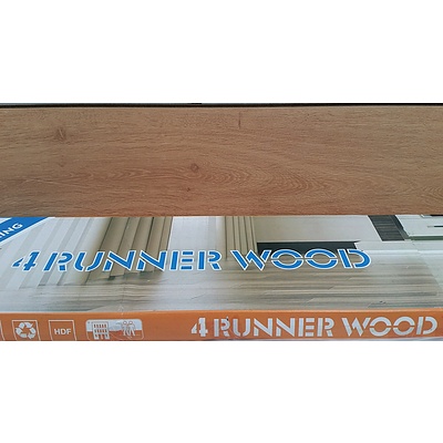 First Class Wood Flooring Country Oak Laminate Timber Flooring - 10.5 Square Meters - Brand New