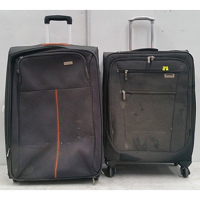 Lot Of Two Large Suit Cases