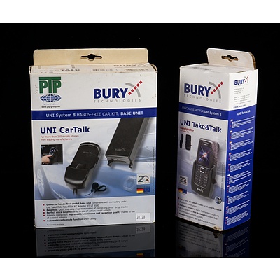 Bury Technologies Uni System 8 Hands Free Car Kit: Base Unit and Handy Halter