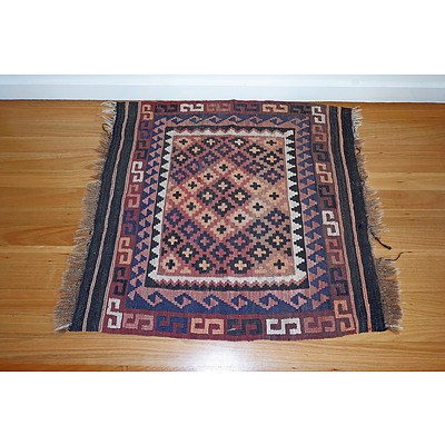 Afghan Baluchi Hand Knotted Wool Pile Kilim, Ex Cadry's 