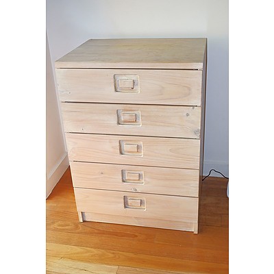 Lime Washed Chest