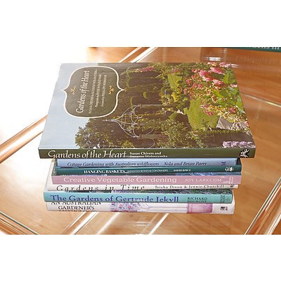 Various Gardening Books Including Gardens of the Heart (7)