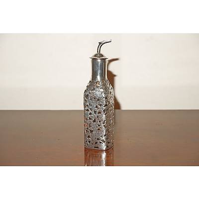 Chinese Sterling Silver Bitters Bottle