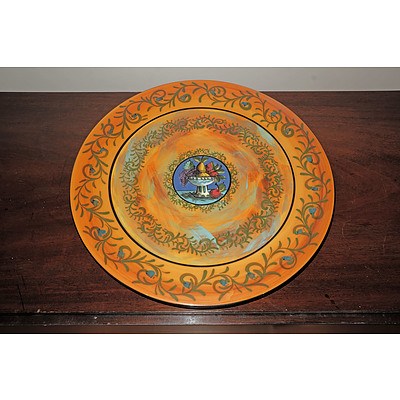 A & S Balletta Still Life Hand Painted Charger