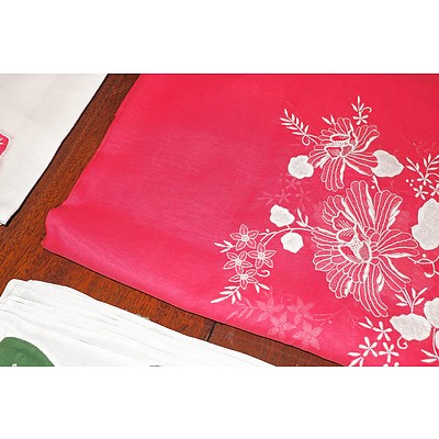 Collection of Christmas Themed Linen