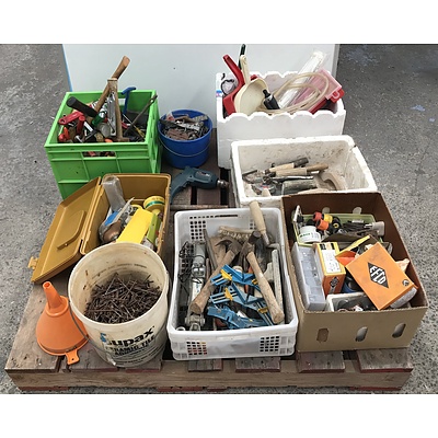 Large Lot Of Tools and Hardware