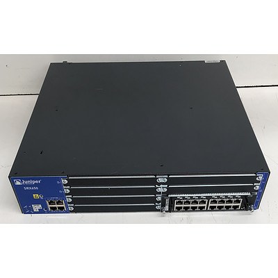 Juniper Networks (SRX650-BASE-SRE6-645AP) SRX650 Services Gateway Security Appliance