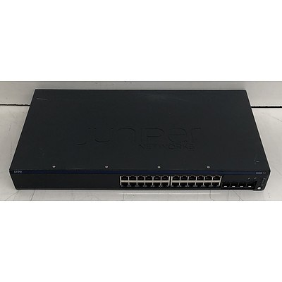 Juniper Networks (EX2200-24P-4G) EX2200 24-Port Gigabit Managed Switch