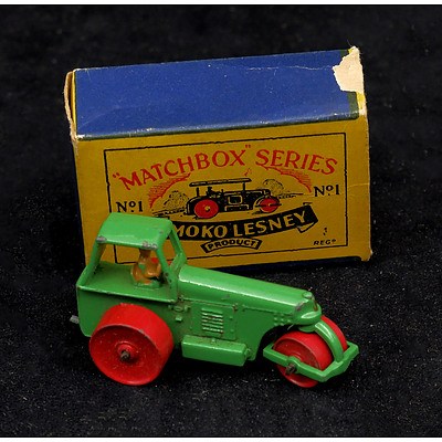 Vintage Moko Lesney Matchbox Series No 1 - Road Roller