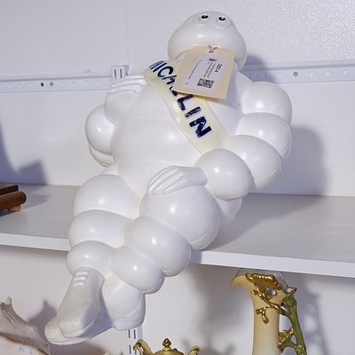 Vintage Plastic Michelin Man Advertising Shelf Ornament