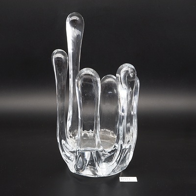 Art Glass Splash Form Vase