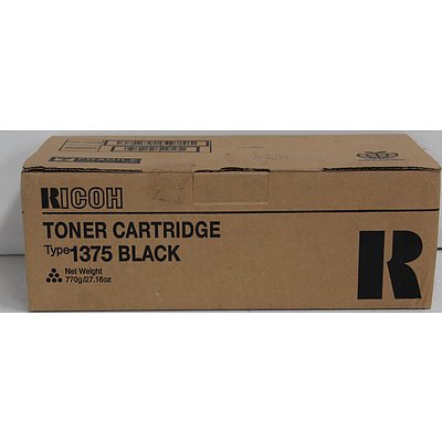 Ricoh Type 1375 Black Toner Cartridge
