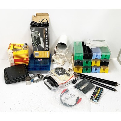 Group of Camera and Slide Projector Accessories