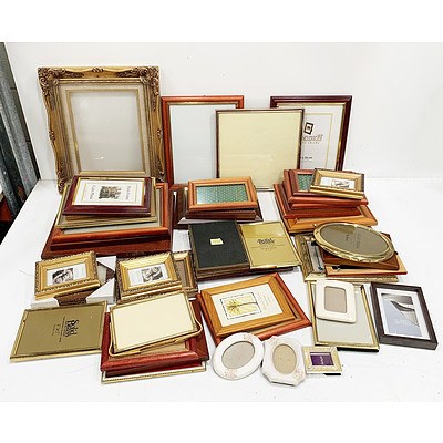 Large Group of Picture Frames