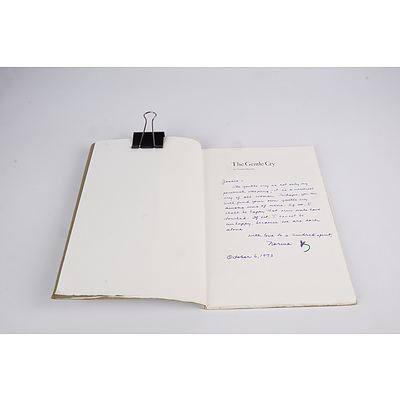 Signed Copy Limited Edition 174 of 200, Norma Djerassi, The Gentle Cry, The Greenwood Press, San Francisco, 1971