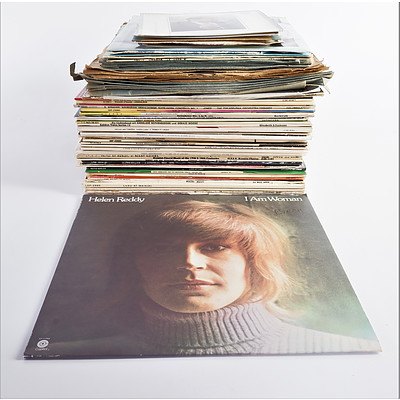 Quantity of Approximately 40 Vinyl Records of Mostly Classical Music
