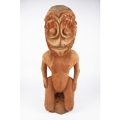 Pacific Island Carved Figure