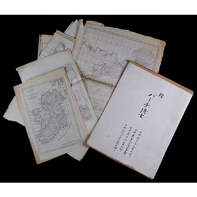 A Quantity of Unframed Maps Including East & West Indies, North America