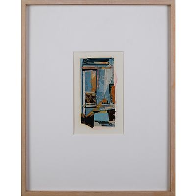 J. Silver, Untitled (Abstract Composition) 1976, Collage and Ink