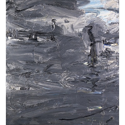 Michael Franklin Taylor (born 1933), Morning Bermagui 1979, Oil on Canvas, 106 x 96 cm