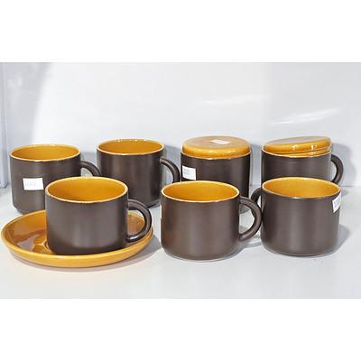 Retro Huizen Holland Stoneware Part Coffee Set
