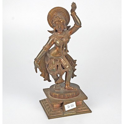 Indian Cast Brass Hindu Goddess