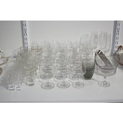 Selection of Assorted Stemware and Barware