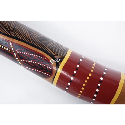 Australian Indigenous Wooden Didgeridoo by Lilian Fremile