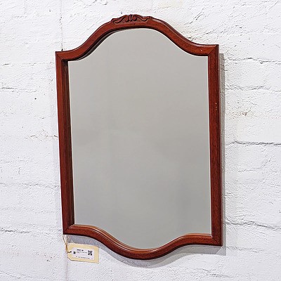 Antique Style Timber Framed Mirror