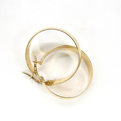 Pair of Rolled Gold Earrings