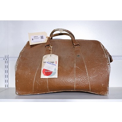 Vintage Australian Made Leather Gladstone Bag