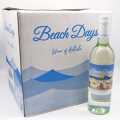 Case of 12x Beach Days 2020 Semillion Sauvignon Blanc 750ml