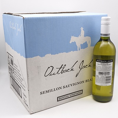 Case of 12x Outback Jack 2020 Semillion Sauvignon Blanc 750ml