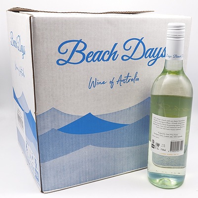 Case of 12x Beach Days 2020 Semillion Sauvignon Blanc 750ml