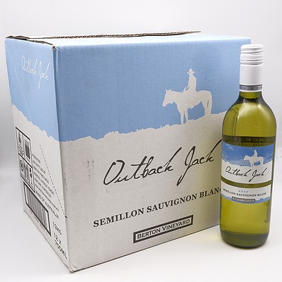 Case of 12x Outback Jack 2020 Semillion Sauvignon Blanc 750ml