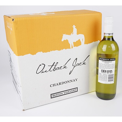 Case of 12x Outback Jack 2020 Chardonnay 750ml
