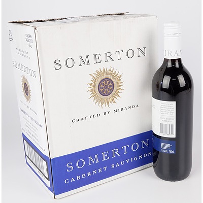 Case of 6x Somerton 2019 Cabernet Sauvignon 750ml