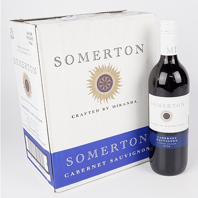 Case of 6x Somerton 2019 Cabernet Sauvignon 750ml