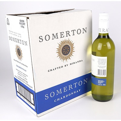 Case of 6x Somerton 2019 Chardonnay 750ml