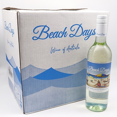 Beach Days 2020 Semillion Sauvignon Blanc 750ml Case of 12