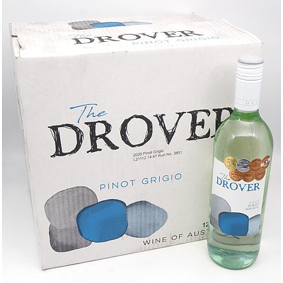 The Drover 2020 Pinot Grigio 750ml Case of 12