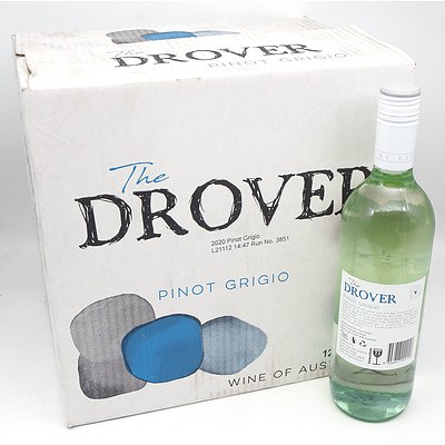 The Drover 2020 Pinot Grigio 750ml Case of 12