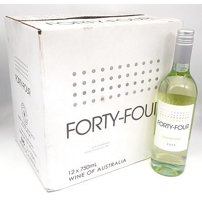 Fourty-Four 2020 Chardonnay 750ml Case of 12