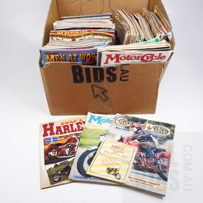 Assorted Vintage Motobike Magazines including Oz Bike and Classic Bike (Approx 100)