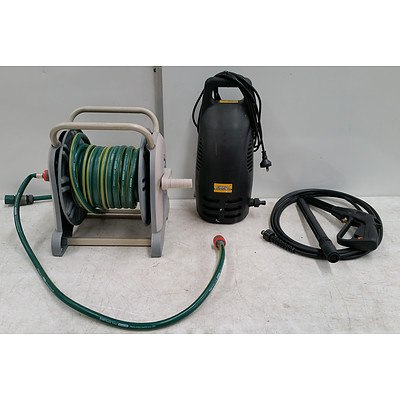 Maximate High Pressure Cleaner And Pope Hose And Reel
