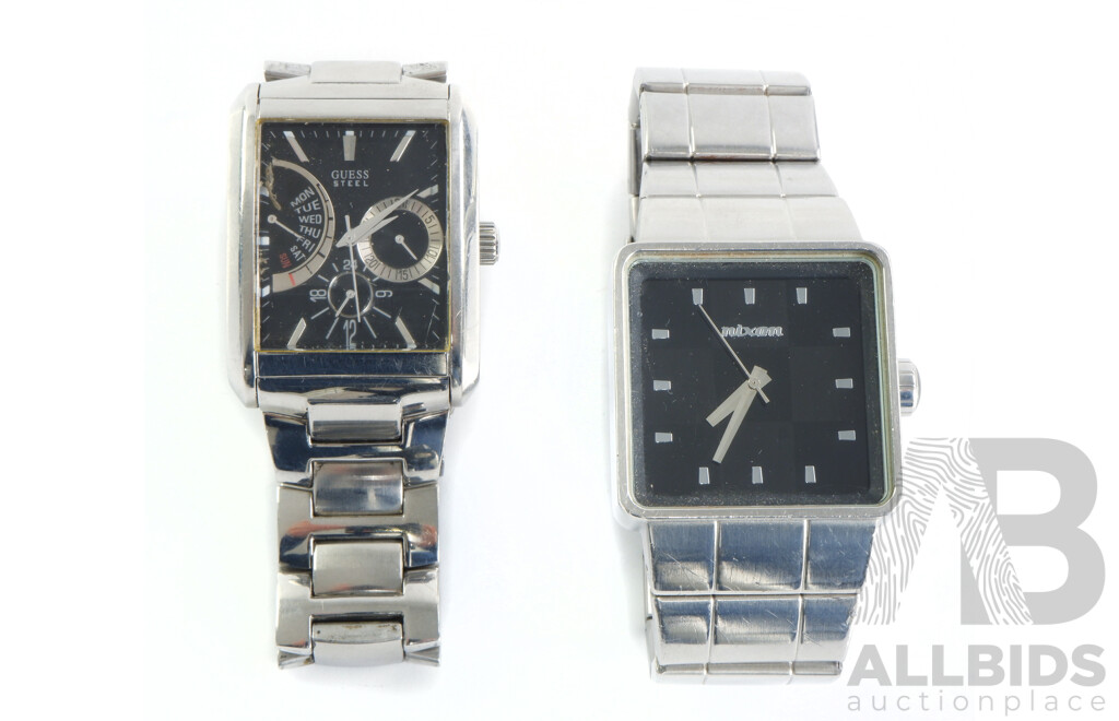 Men's Nixon Full Throttle 'The Quatro' and Guess STEEL Watches