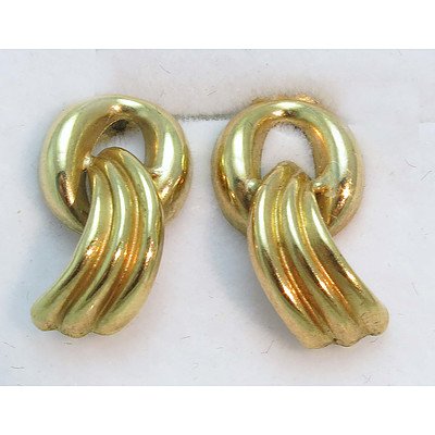 9Ct Yellow Gold Earrings - For Pierced Ears