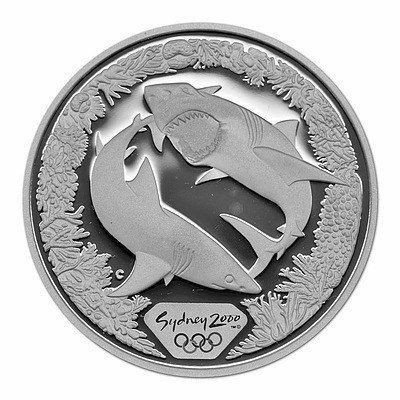 Australia: 2000 Sydney Olympic $5 Coins Proof Silver